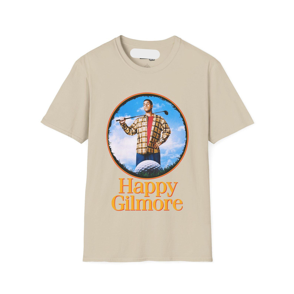 Happy Gilmore Golf T Shirt Funny Movie Tee For Golf Lovers Natural
